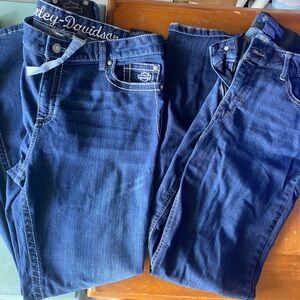 Democracy and Harley Davidson women's Deep Blue Relaxed Jeans